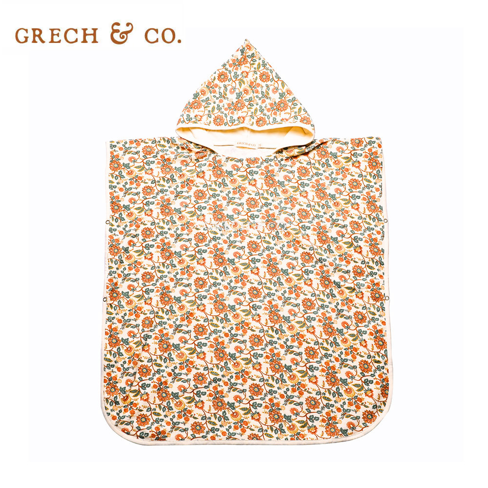 Grech & Co. 有機棉連帽斗篷 (浴巾 多色可選)