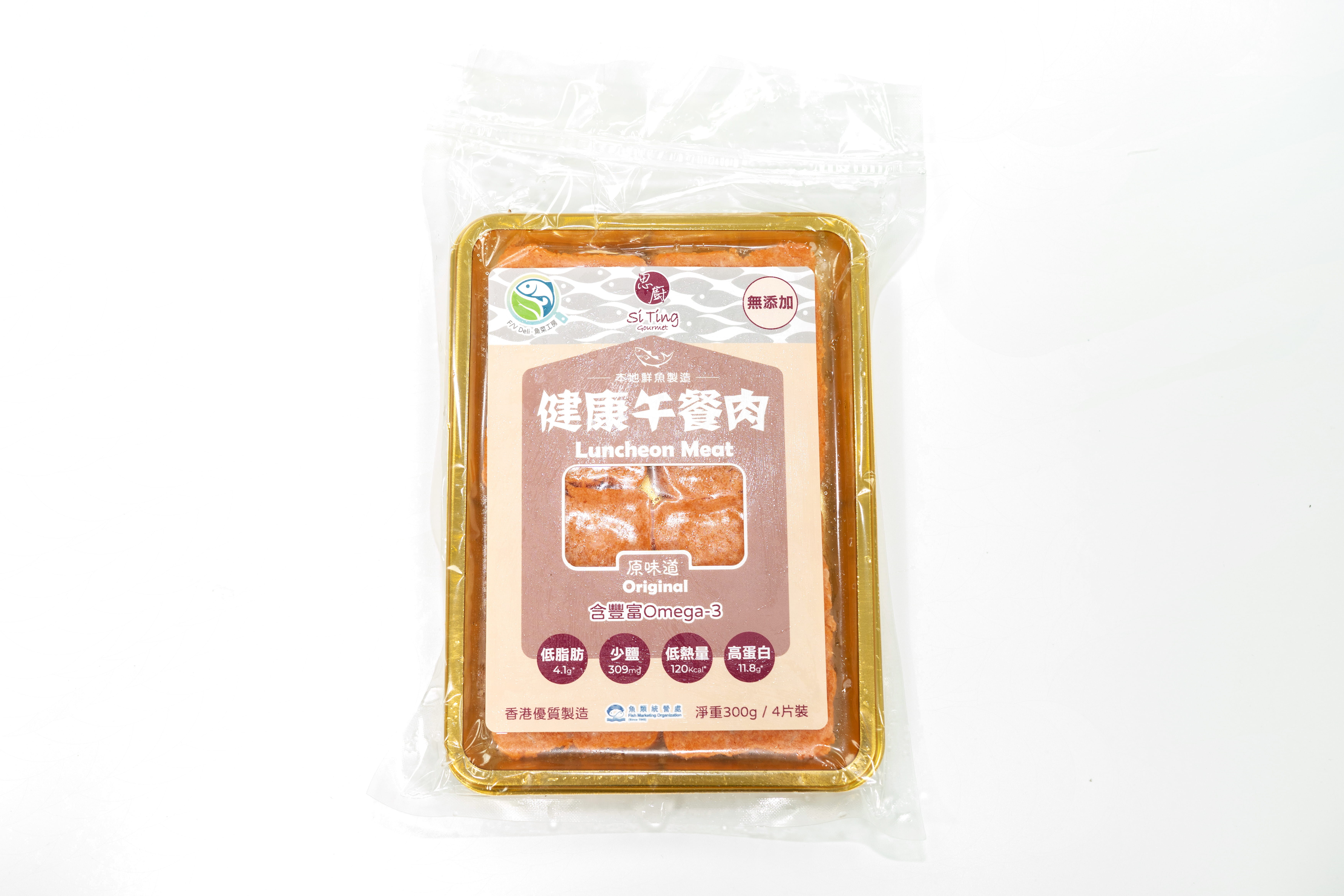 本地魚菜工房：思廚-鮮魚午餐肉-原味 300g