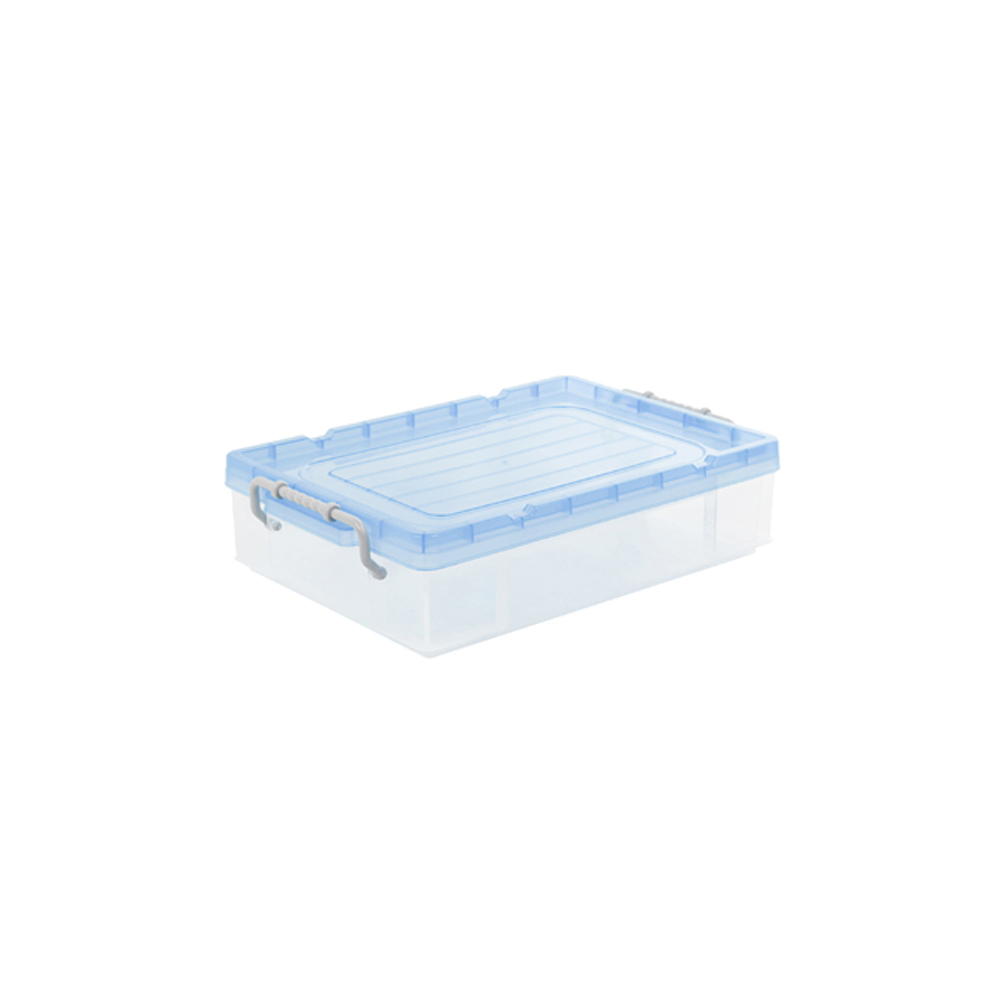 《真心良品》KEYWAY聯府 強固型掀蓋式透明整理箱5.9L-1入