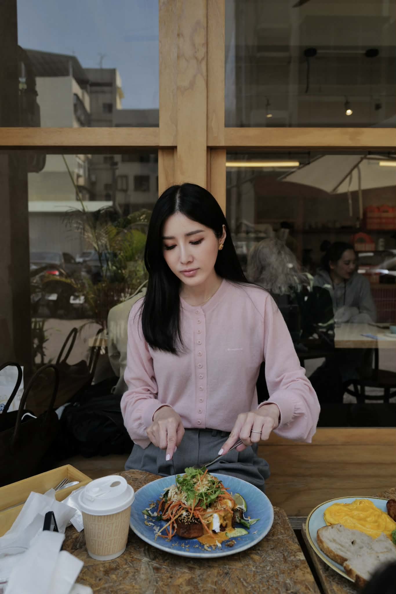 PA02 羊駝輕霧薄針織開衫