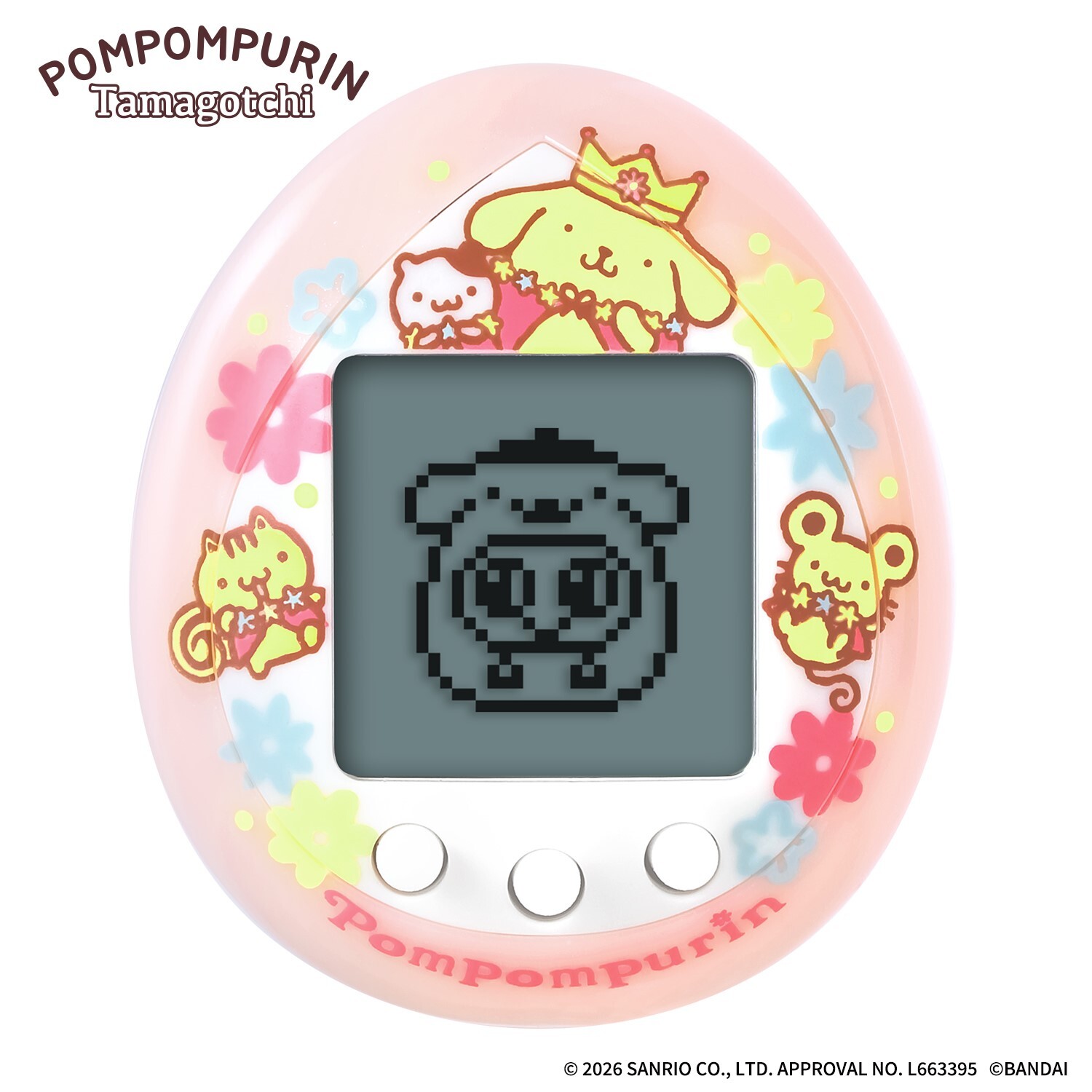 [預訂] BANDAI POMPOMPURIN Tamagotchi 魔法粉紅版