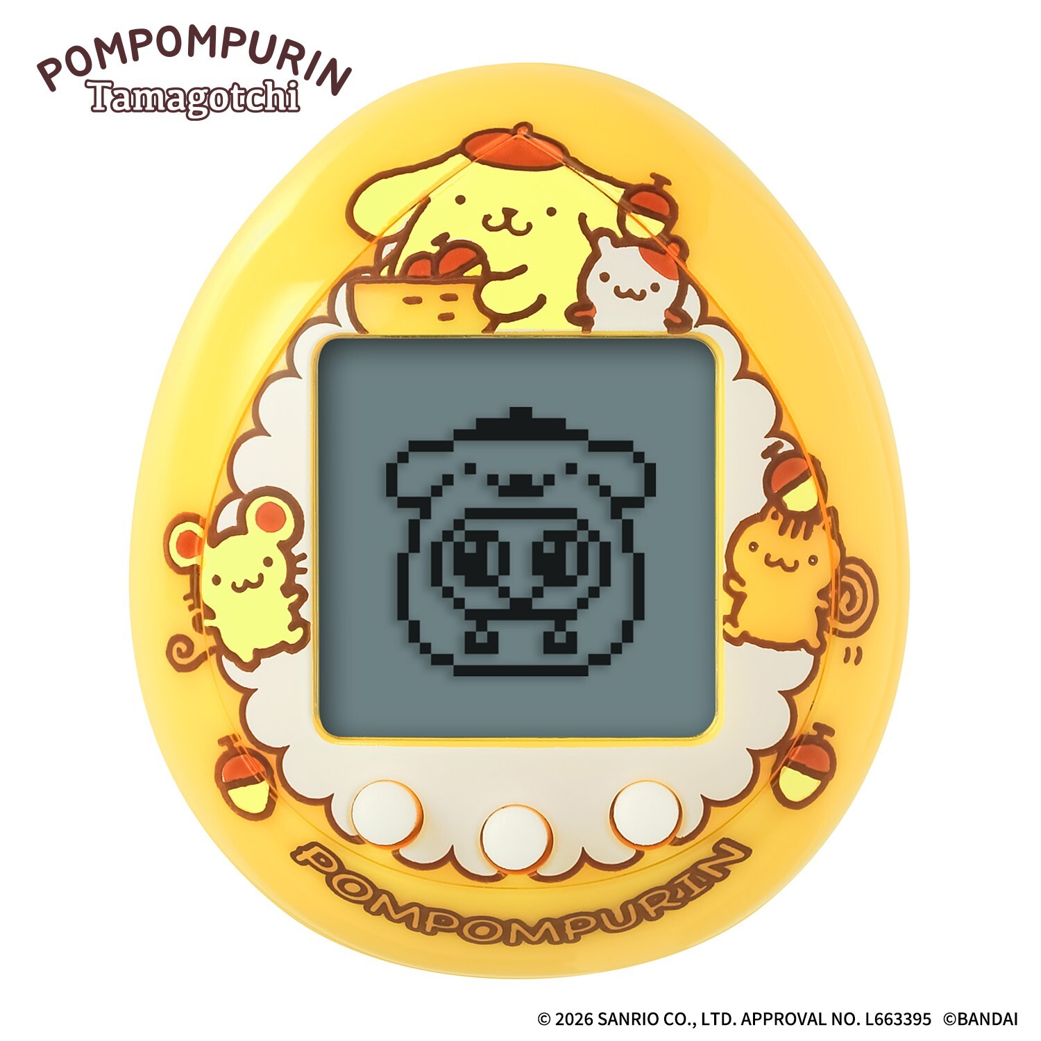 [預訂] BANDAI POMPOMPURIN Tamagotchi 橙色版
