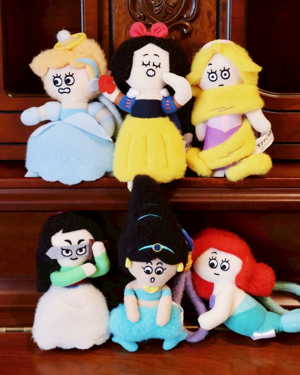 <正版授權>52TOYS x 迪士尼 在逃抽象公主系列 盲盒 毛絨吊飾 娃娃 聯名