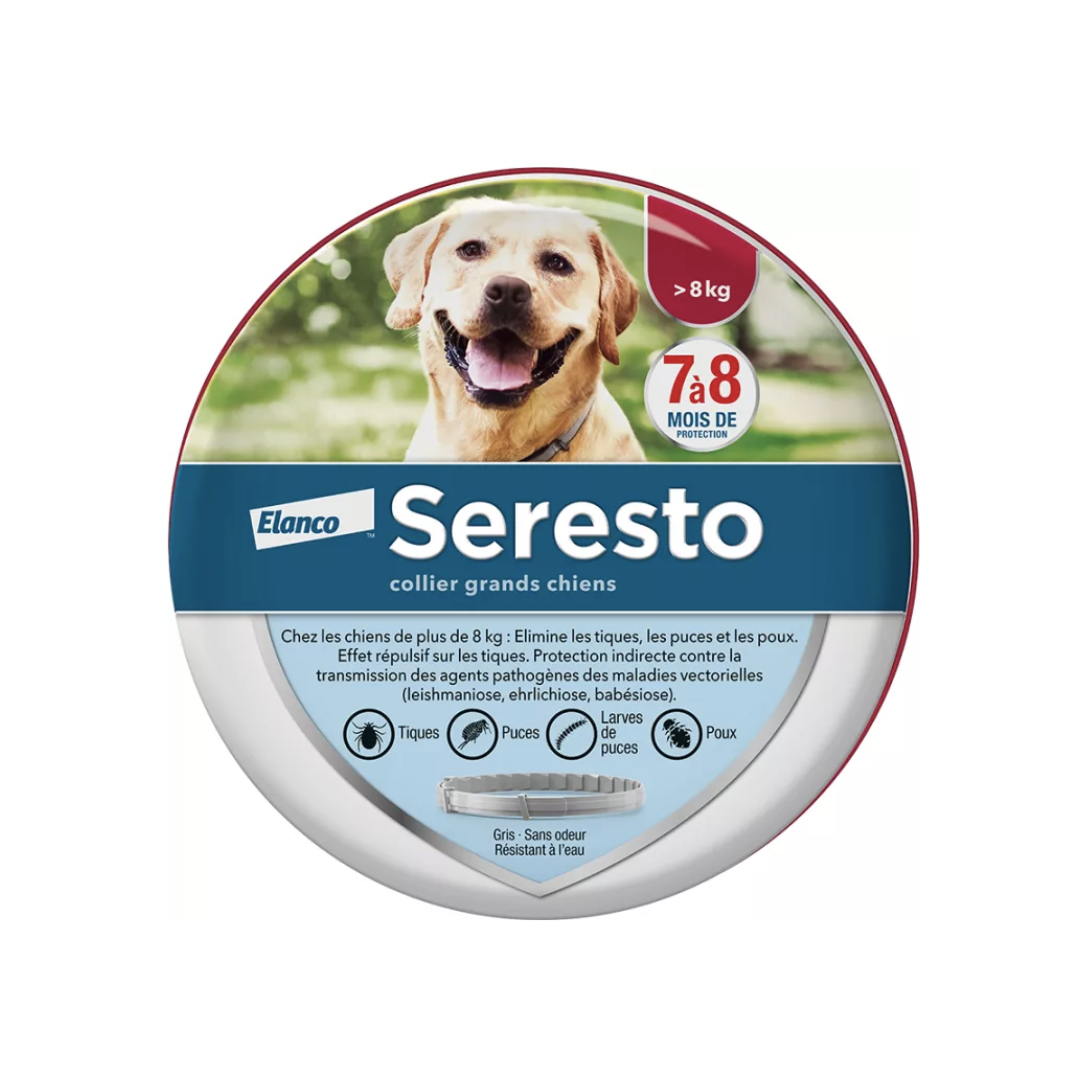 Bayer Seresto-  犬貓用 防牛蜱防蚤頸帶 (專利創新 長效 除外寄生蟲頸圈)