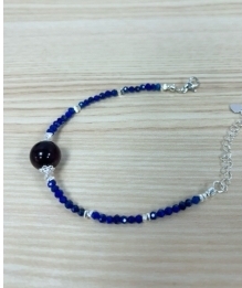 CF7233 DIY879血翳12mm青金石手链