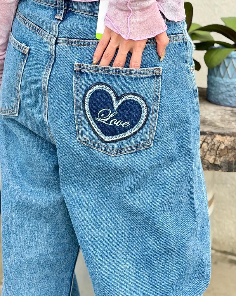 Macrame denim pant KOR0294 - F213 (0226live)