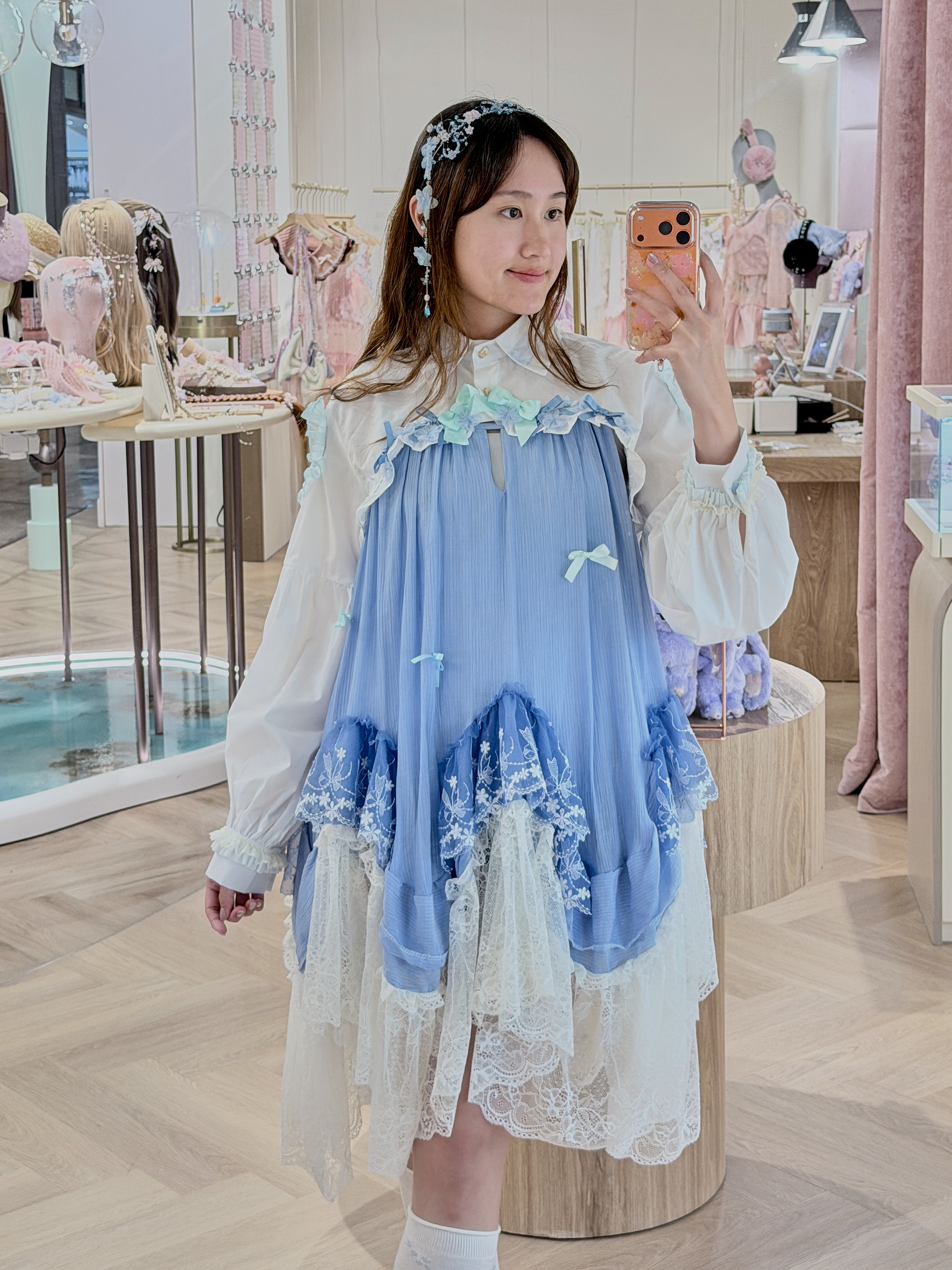 13540 2-Way Openwork Lace Layered Cover Dress & Shoulder Cover