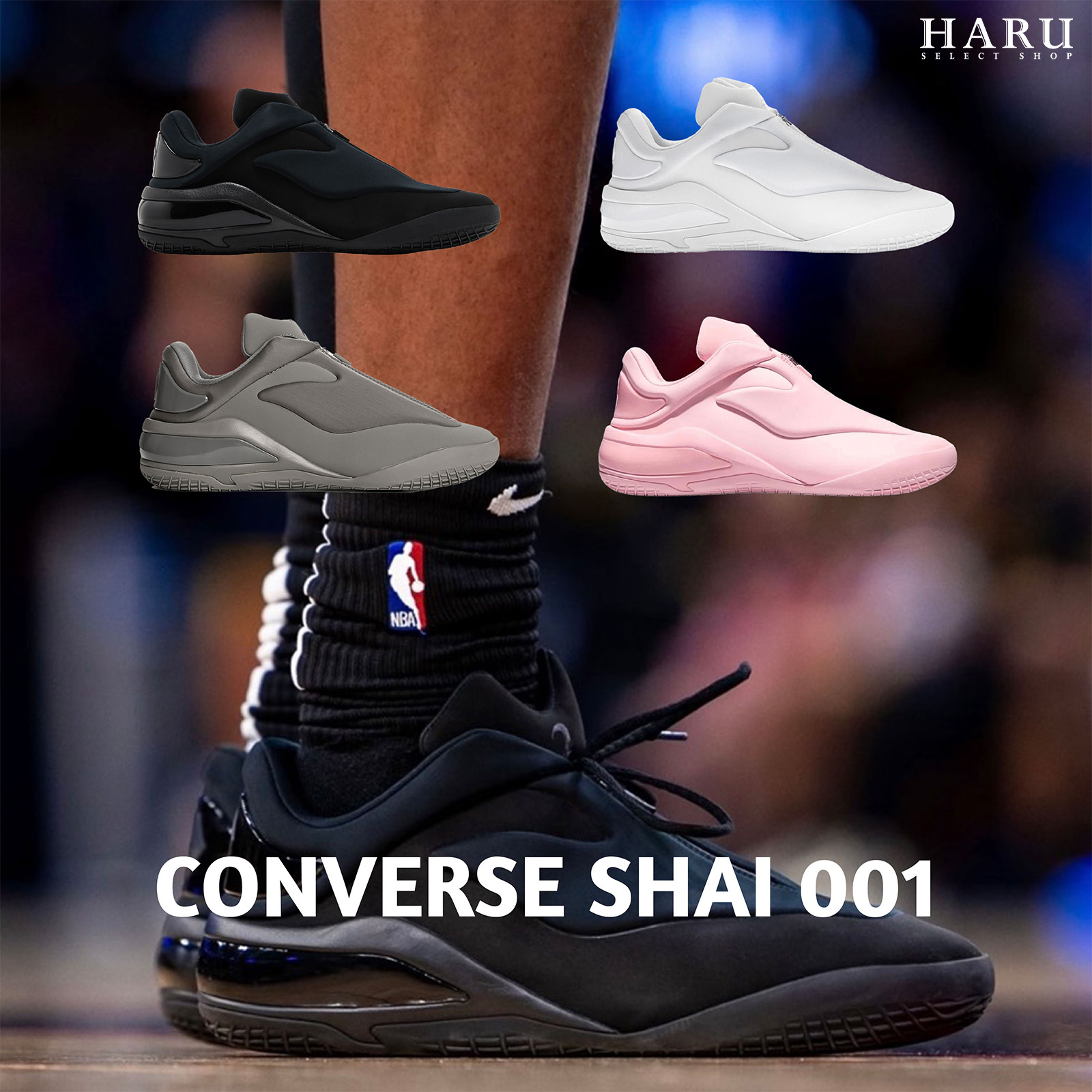CONVERSE SHAI 001 拉鍊式 簡約 包覆 緩震 實戰籃球鞋 雷霆 SGA 限量款 A18977C A19934C A19837C A19838C