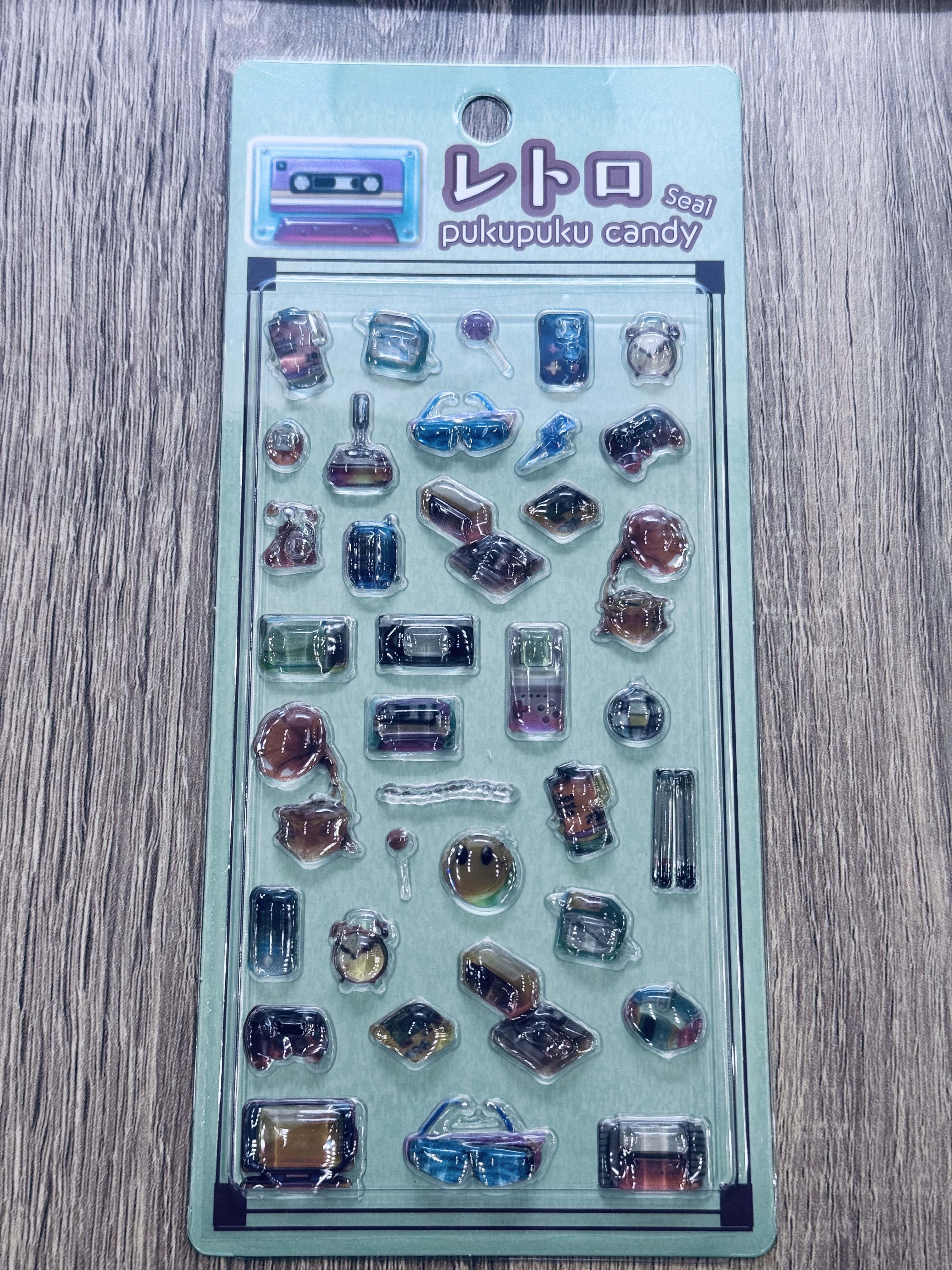 復古立體PUKUPUKU貼紙