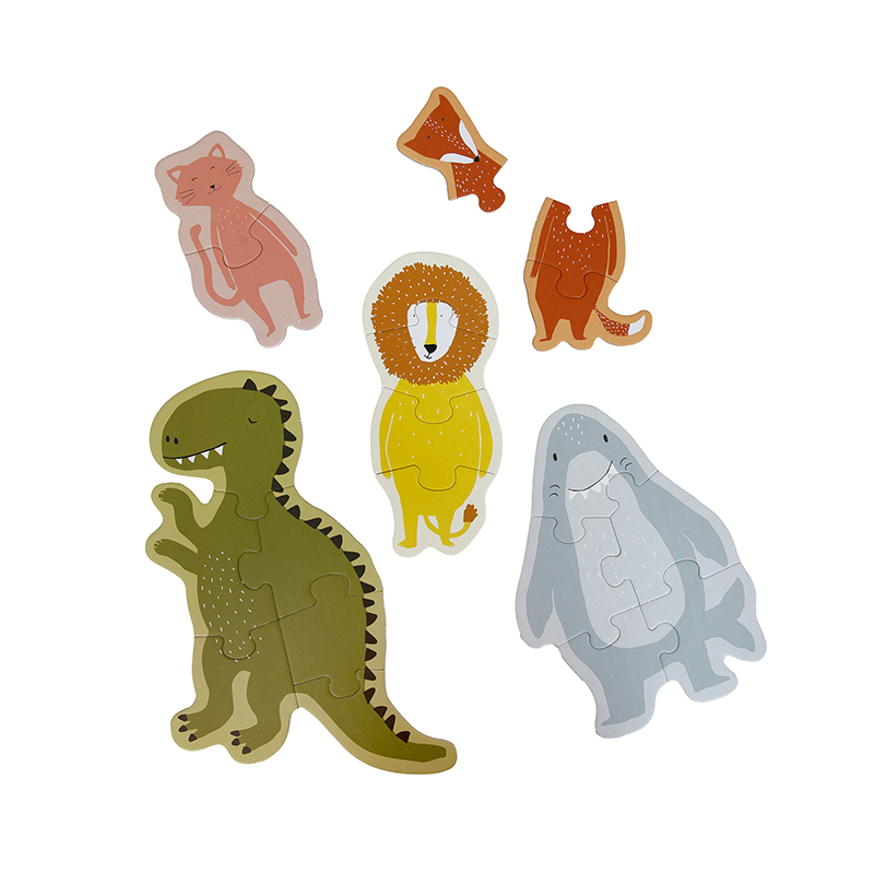 trixie 拼圖寶盒-動物排排站