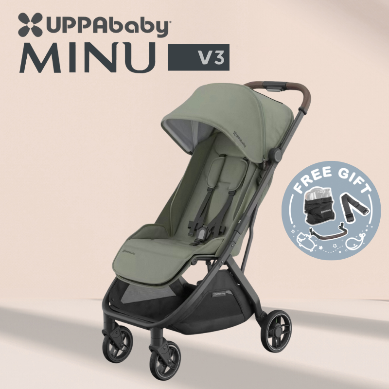UPPAbaby  - Minu V3 嬰兒車(橄欖綠)(不包括扶手)