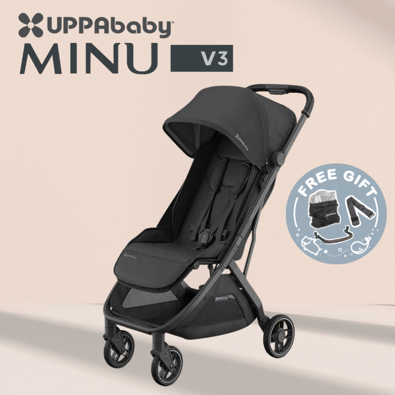 UPPAbaby  - Minu V3 嬰兒車(黑色)(不包括扶手)