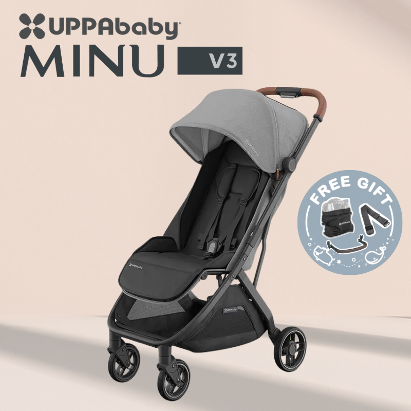 UPPAbaby  - Minu V3 嬰兒車(深灰色)(不包括扶手)