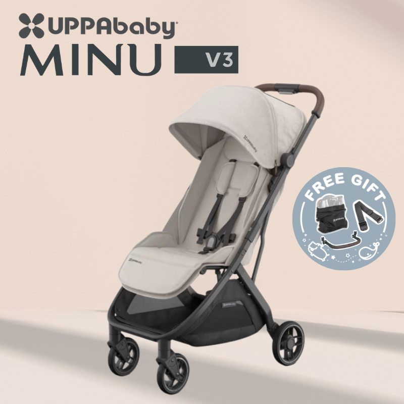 UPPAbaby  - Minu V3 嬰兒車(雪松灰)(不包括扶手)
