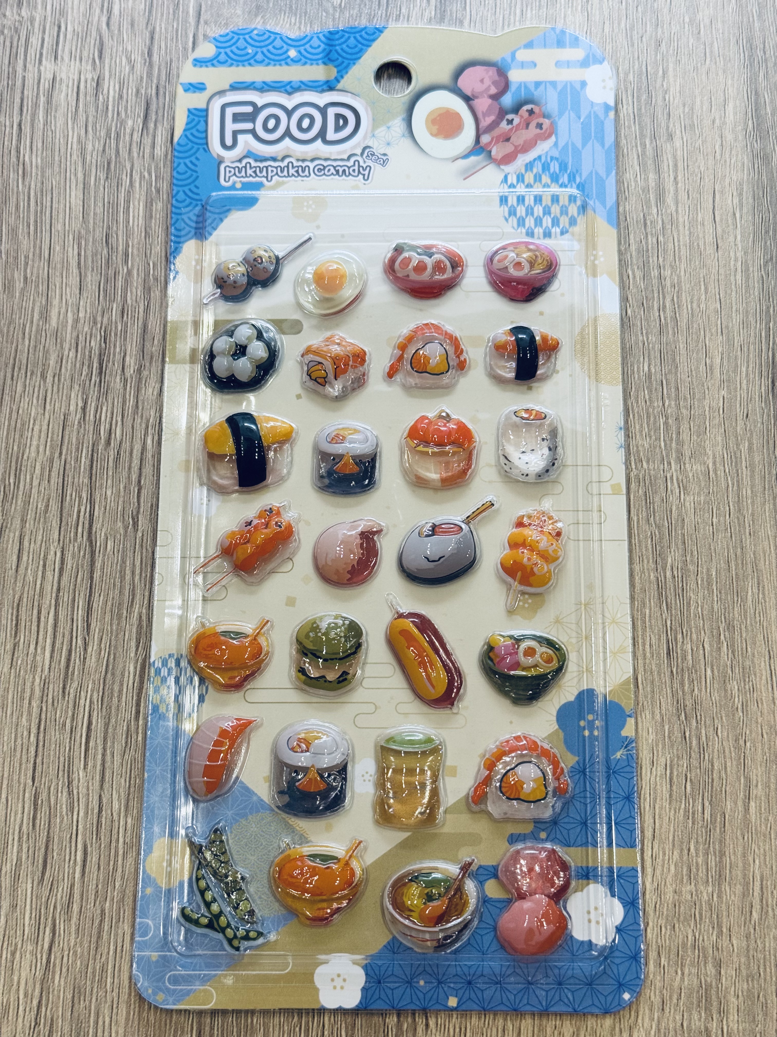 美食立體PUKUPUKU貼紙