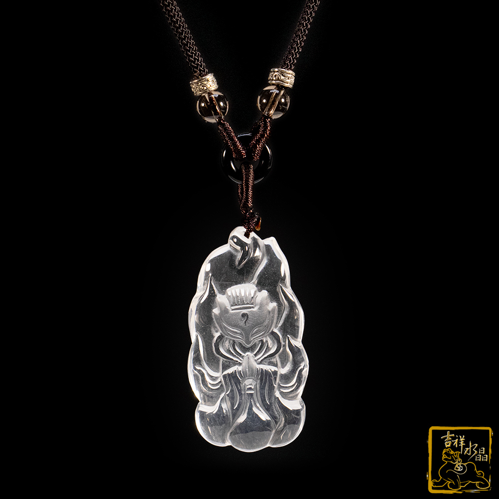 白水晶項鍊 16g 九尾狐仙