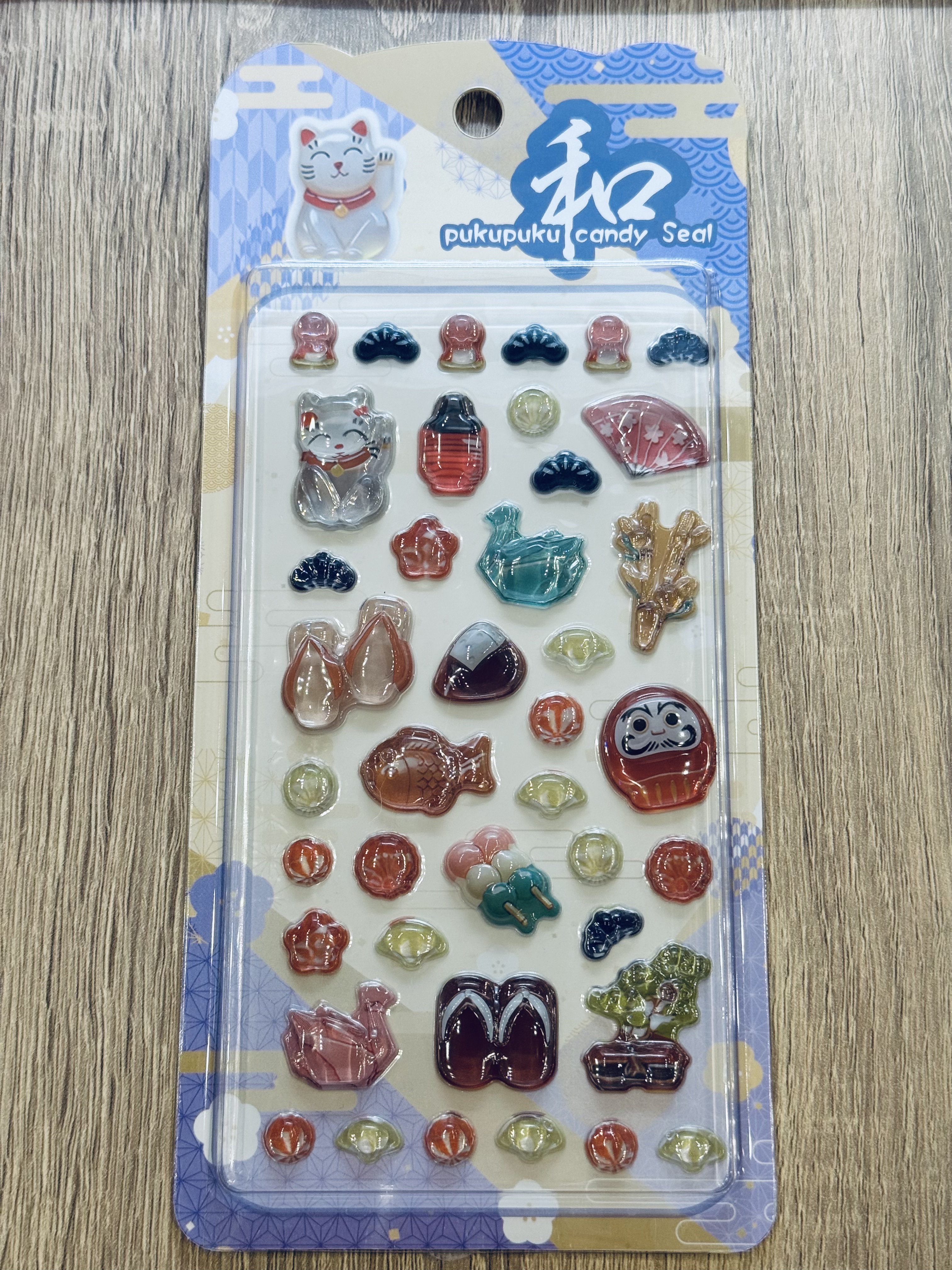 和風立體PUKUPUKU貼紙