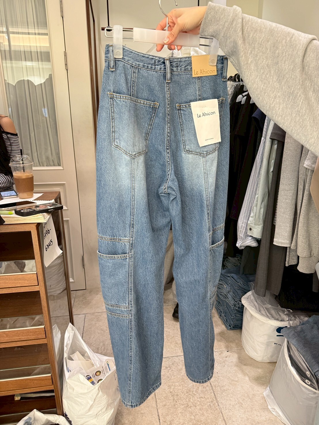 #AF83遛娃輕薄好穿牛仔褲