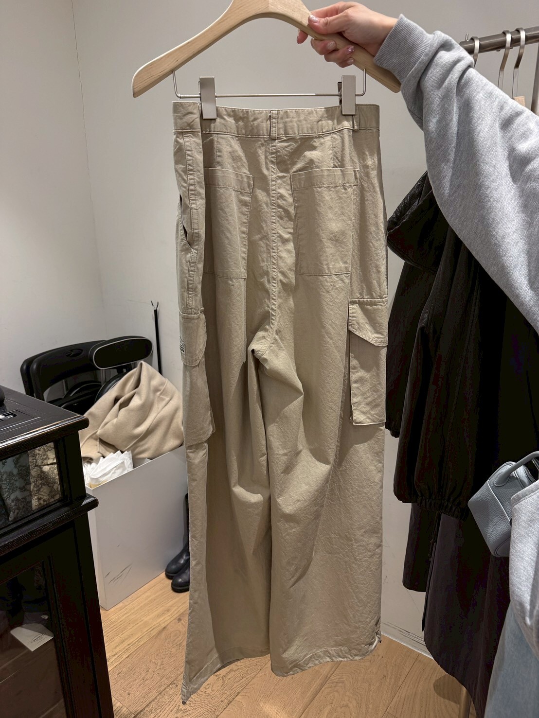 #AF84歐美工裝卡其褲