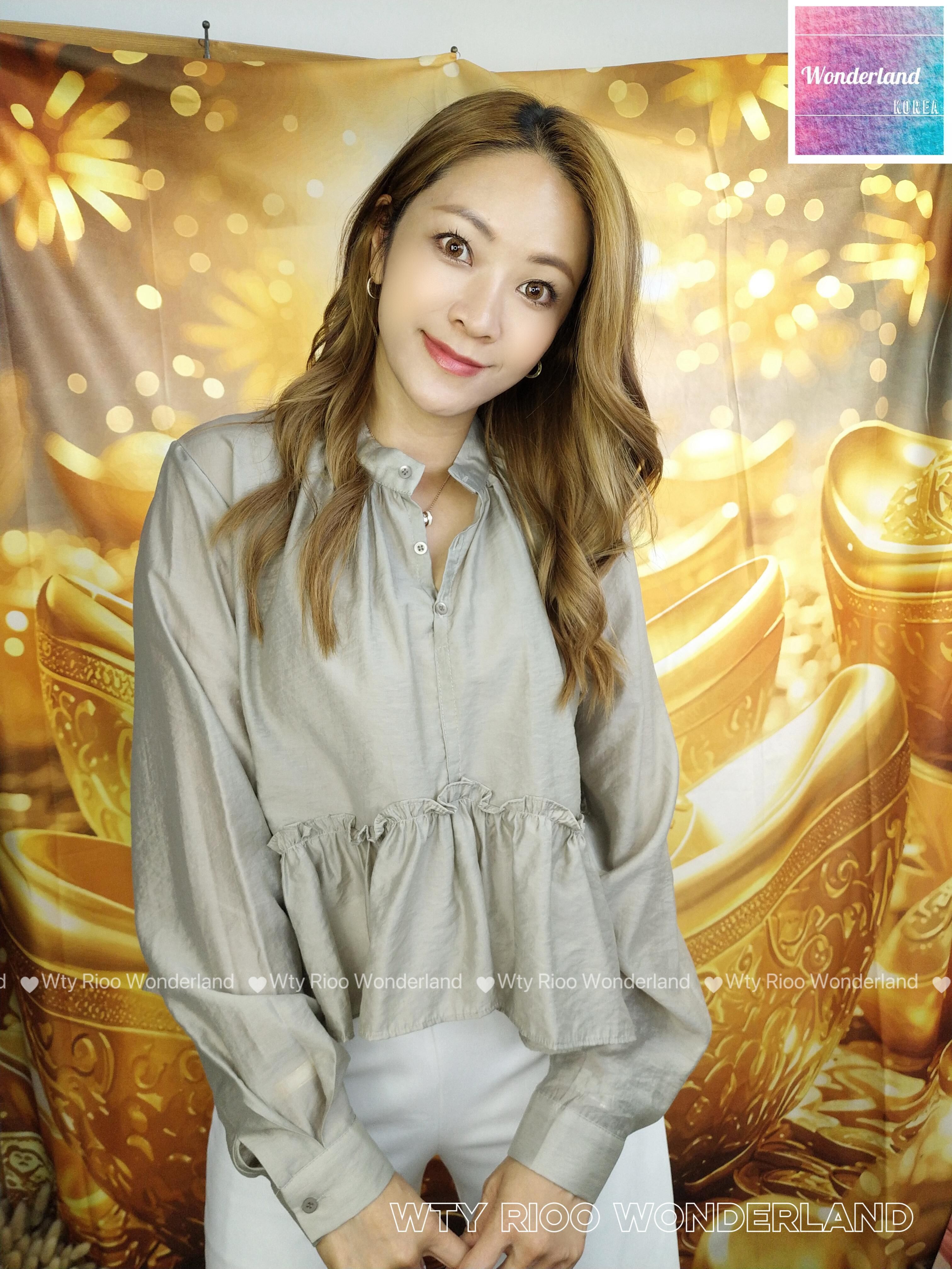 W1-W3 W031001氣質小Ruffle衫