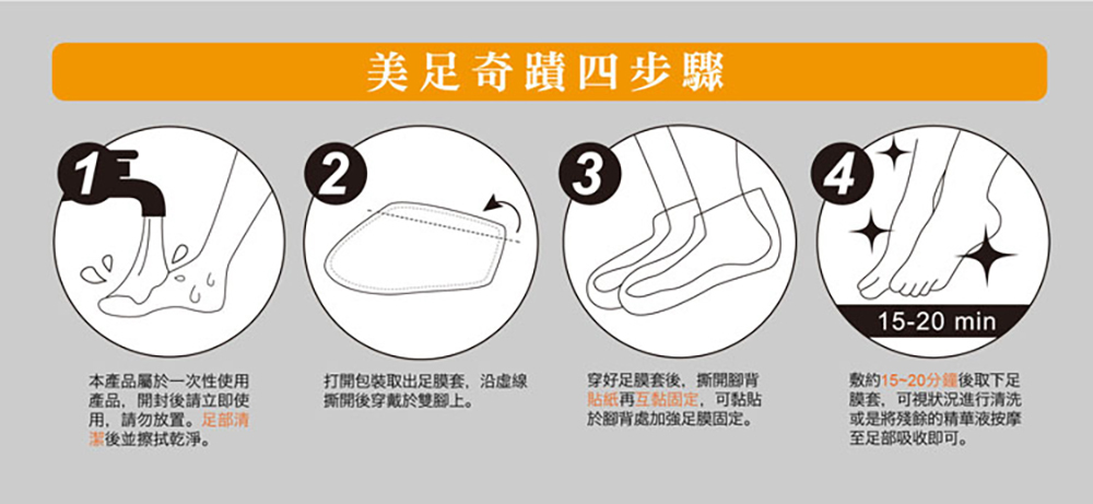 我的心機 馬油滋養修護足膜 30ml