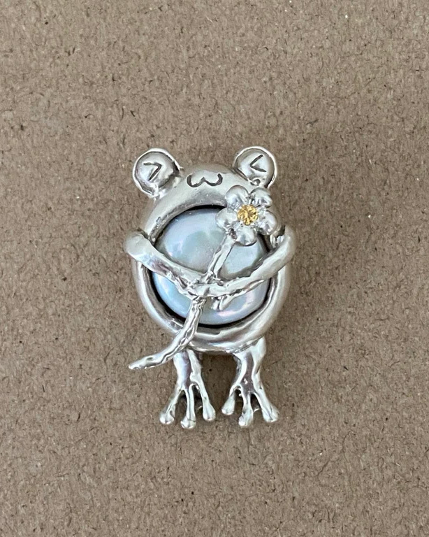 Ginger angel 青蛙與花項鍊