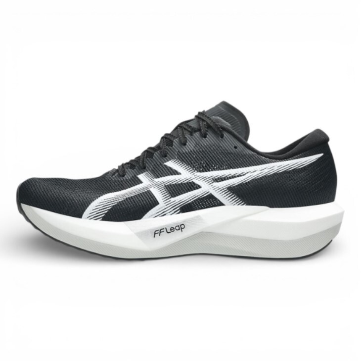 ASICS 慢跑鞋 MAGIC SPEED 5 競速 黑白 碳板 緩震 男 1013A183001