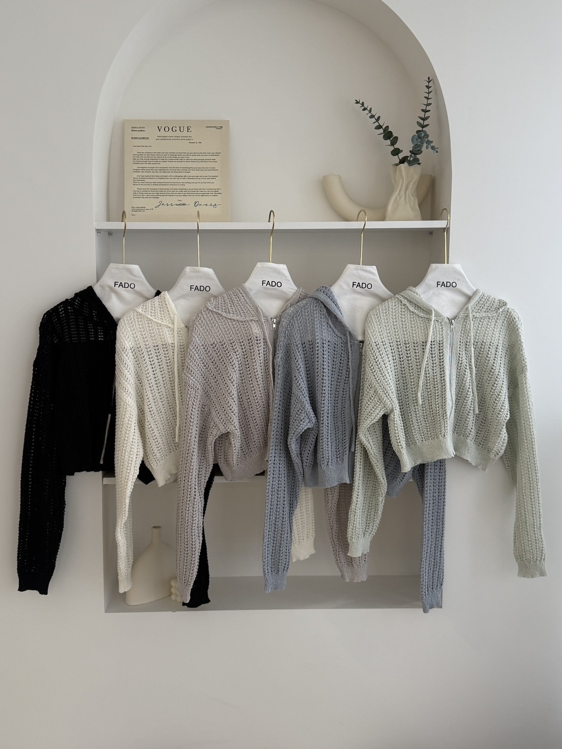 法朵Fado shop｜洞洞針織連帽外套 8125005 五色