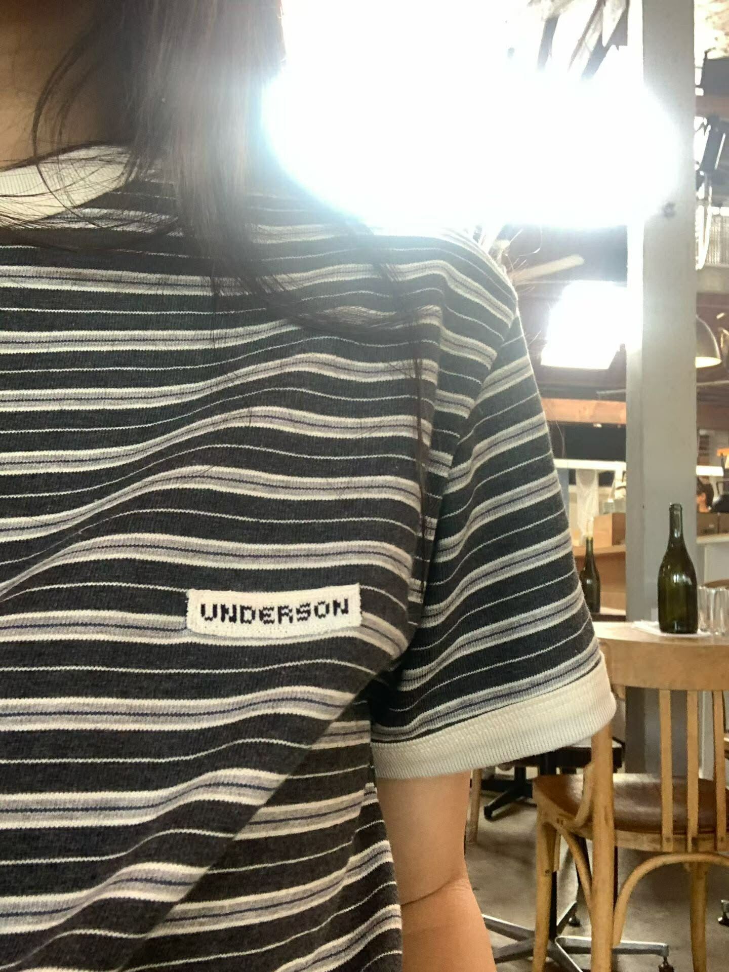 PA17 Miu Miu 風復古拼色條紋短袖T