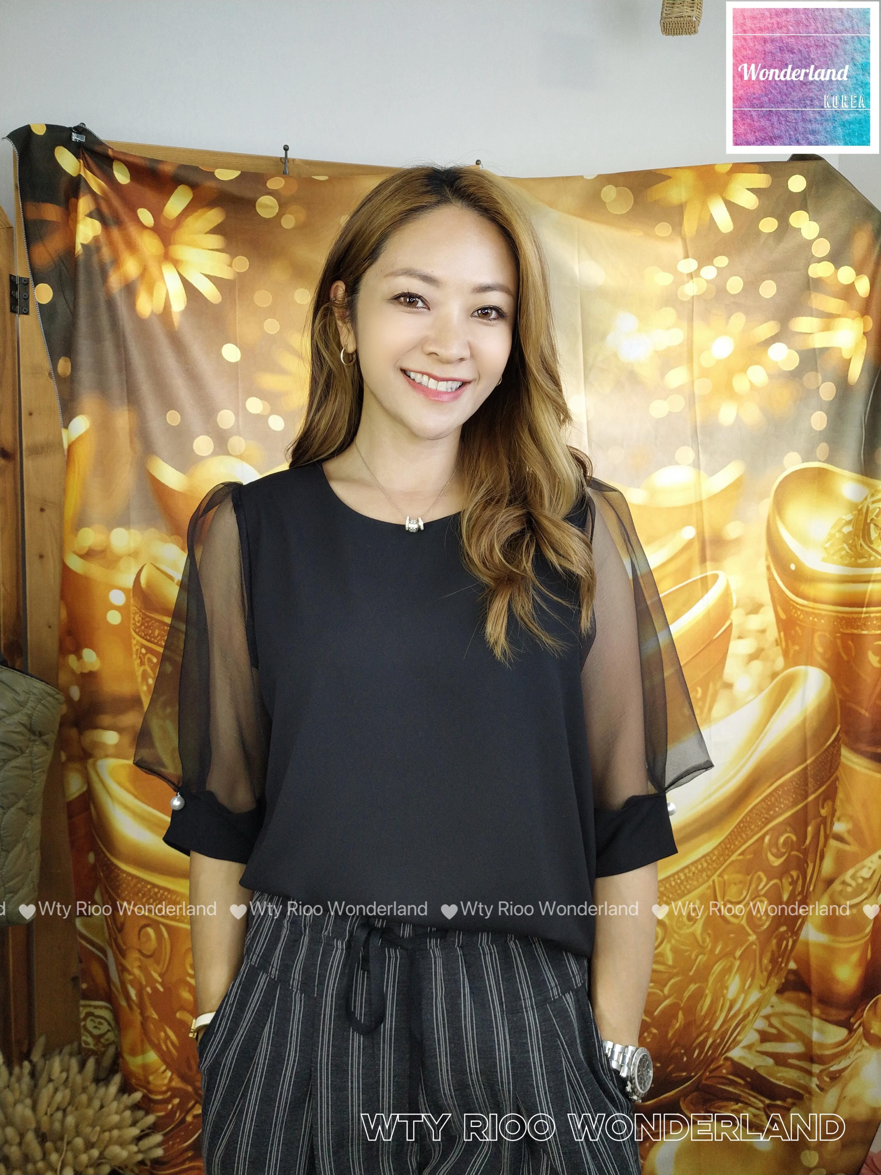 W14-W15 W031006氣質紗袖