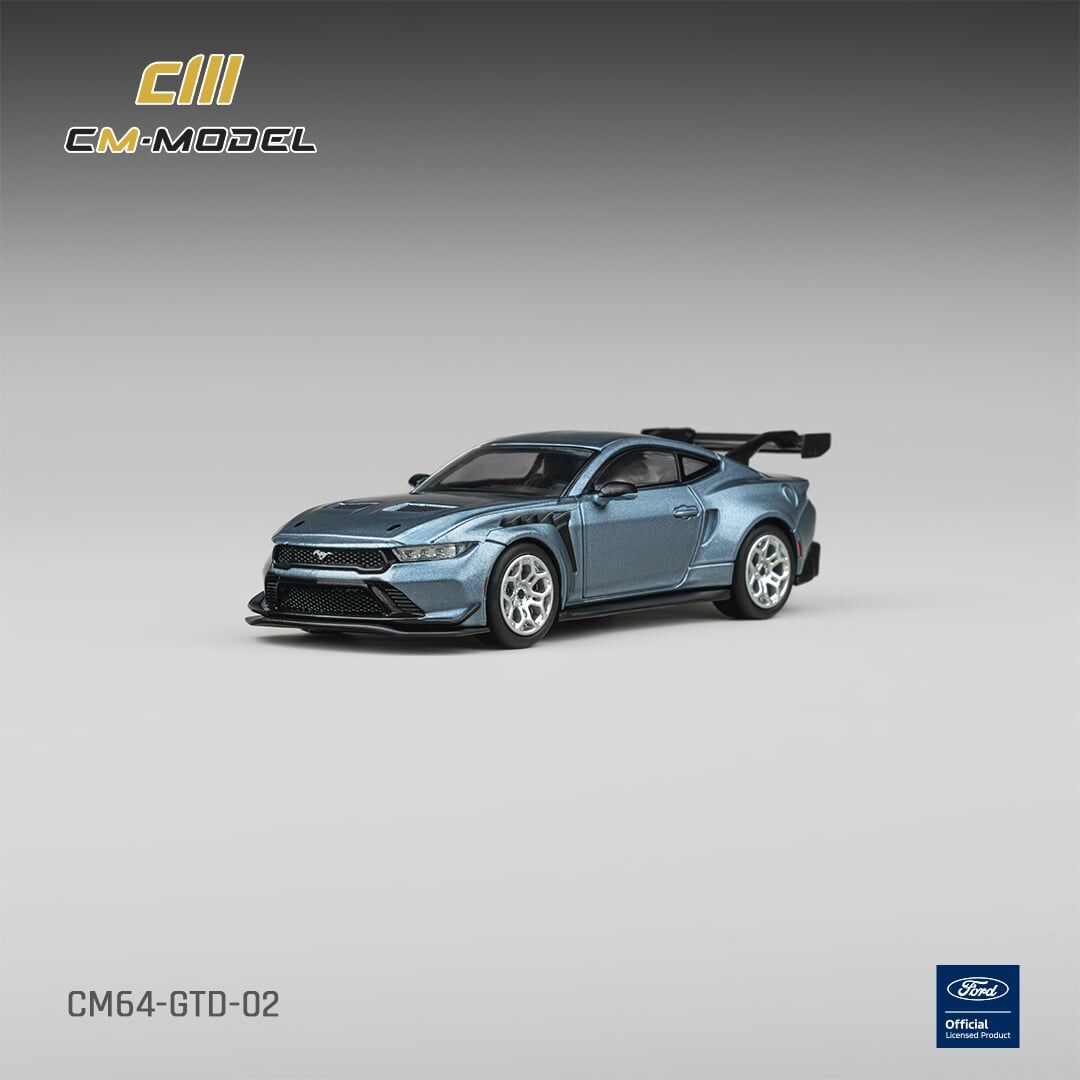 預訂:1/64 CM Model Ford Mustang GTD Indulgent Blue (CM64-GTD-02)