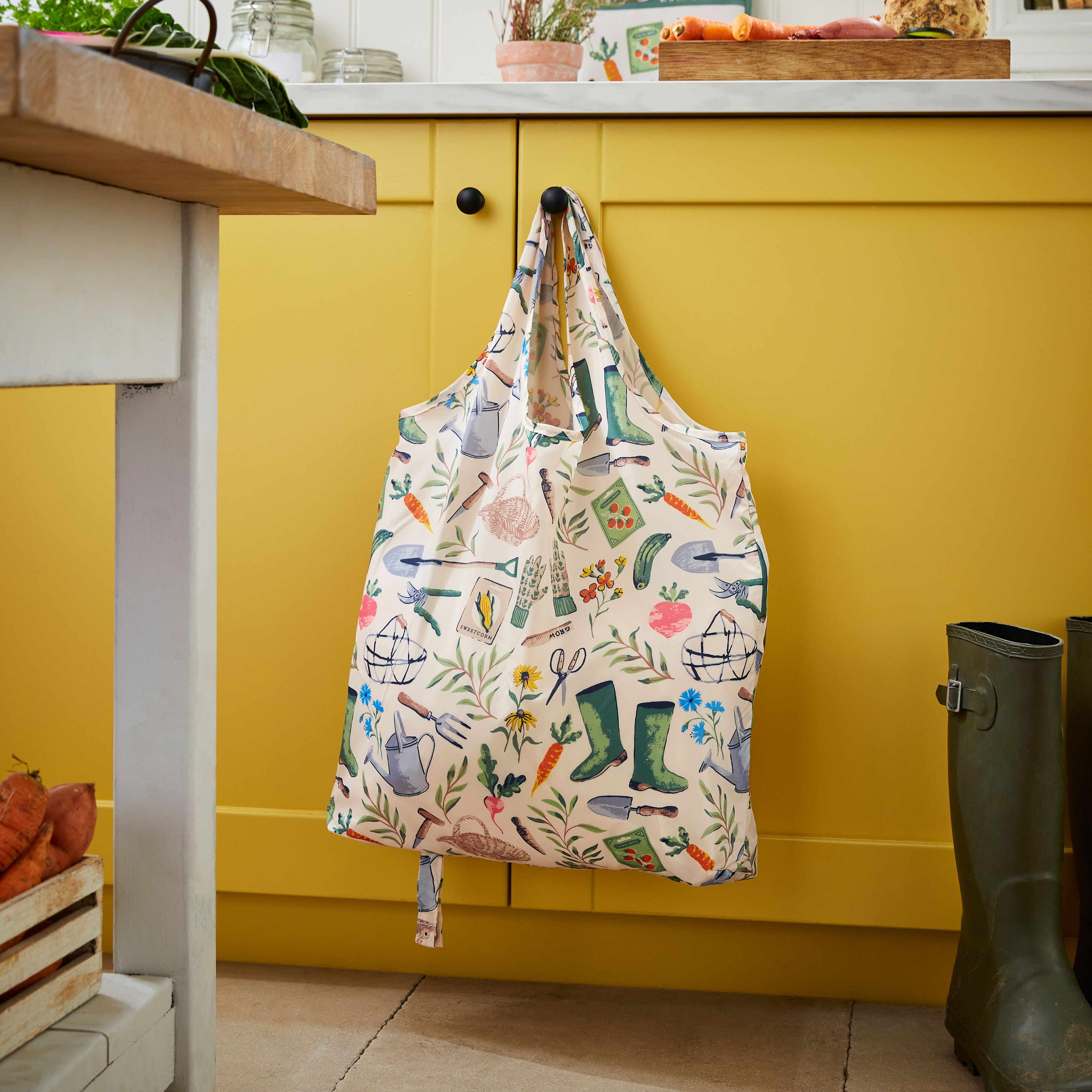 摺疊環保購物袋-Time to Grow