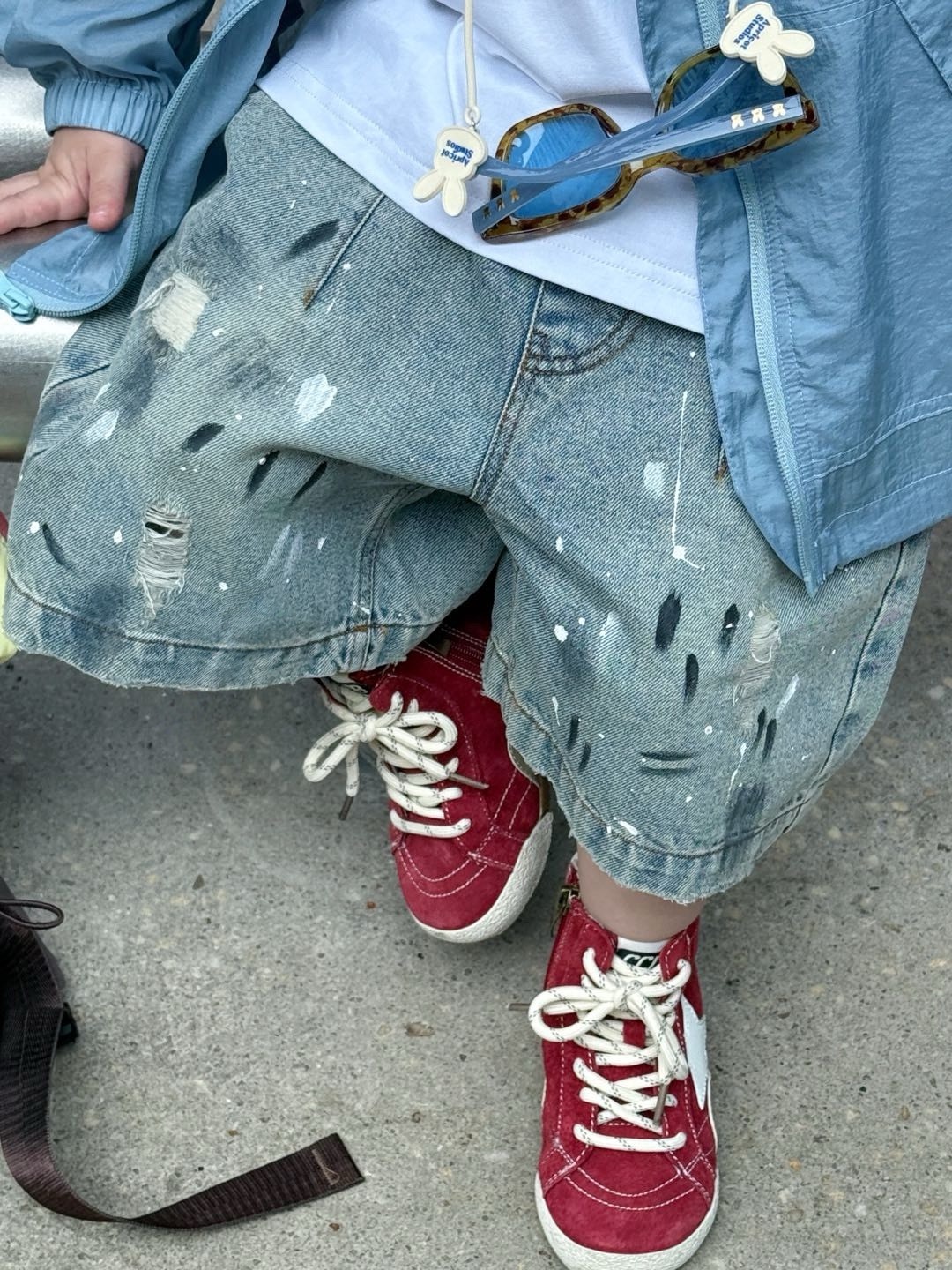 街頭塗鴉牛仔褲