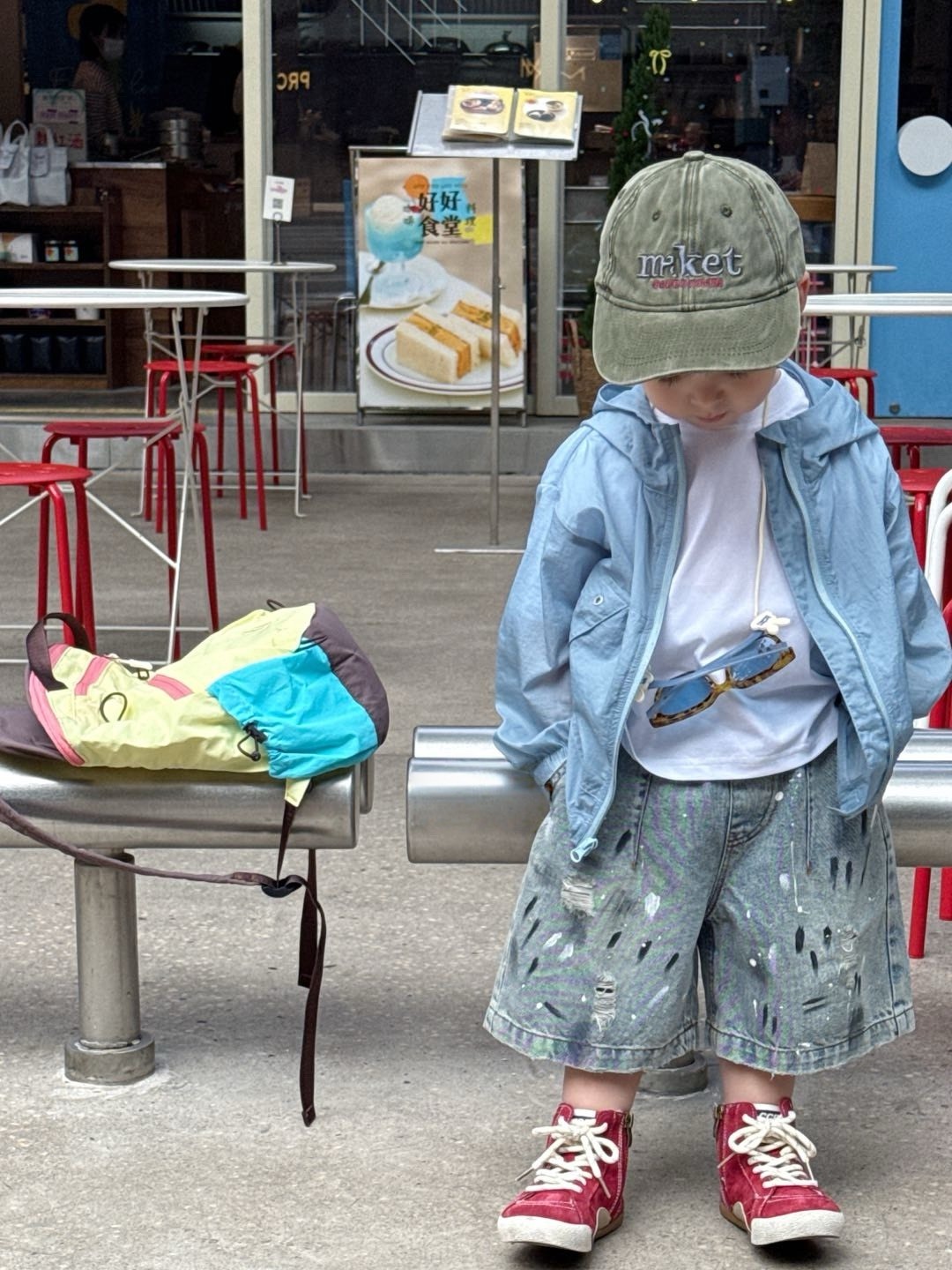 街頭塗鴉牛仔褲