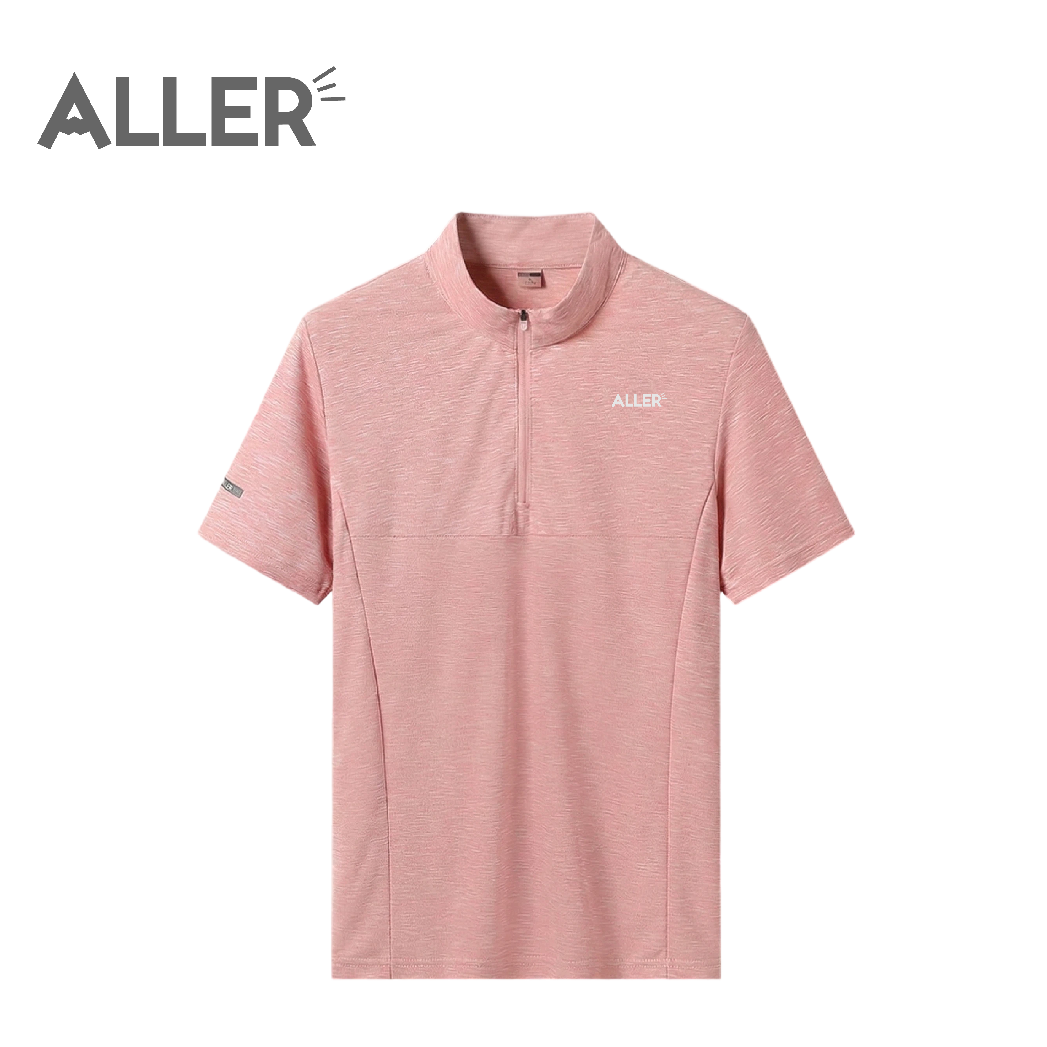 ALLER 立領拉鍊POLO排汗衫 中性款 (3色) 排汗透氣/快乾/登山休閒 10AL8860
