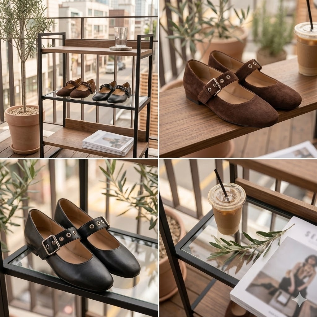 【預購】Dolce Vita H031009 時尚扣帶女裝平底鞋