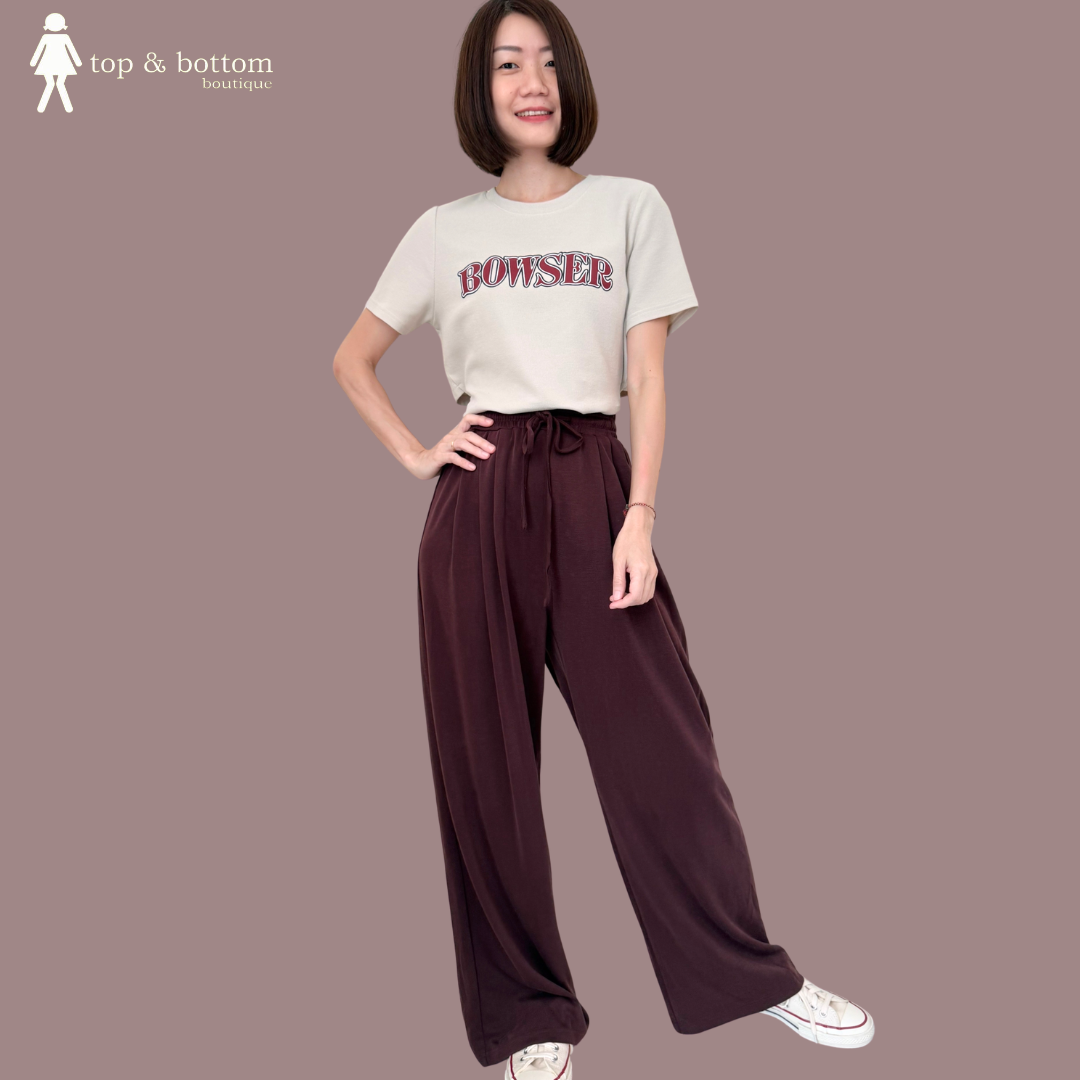 SOFT FABRIC WIDE LEG LONG PANT