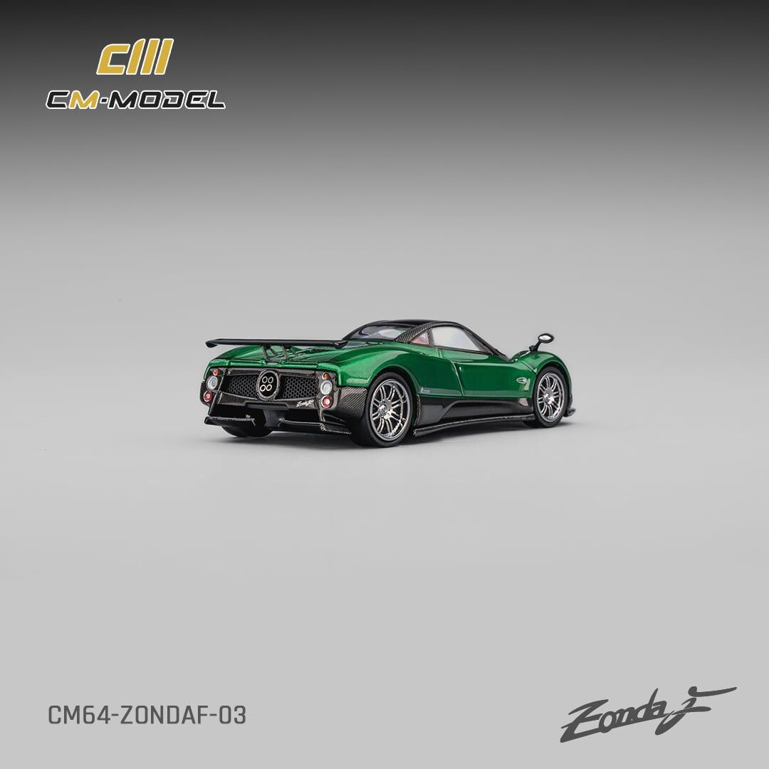 預訂:1/64 CM Model Pagani ZondaF Metallic Emerald Green (CM64-ZondaF-03)