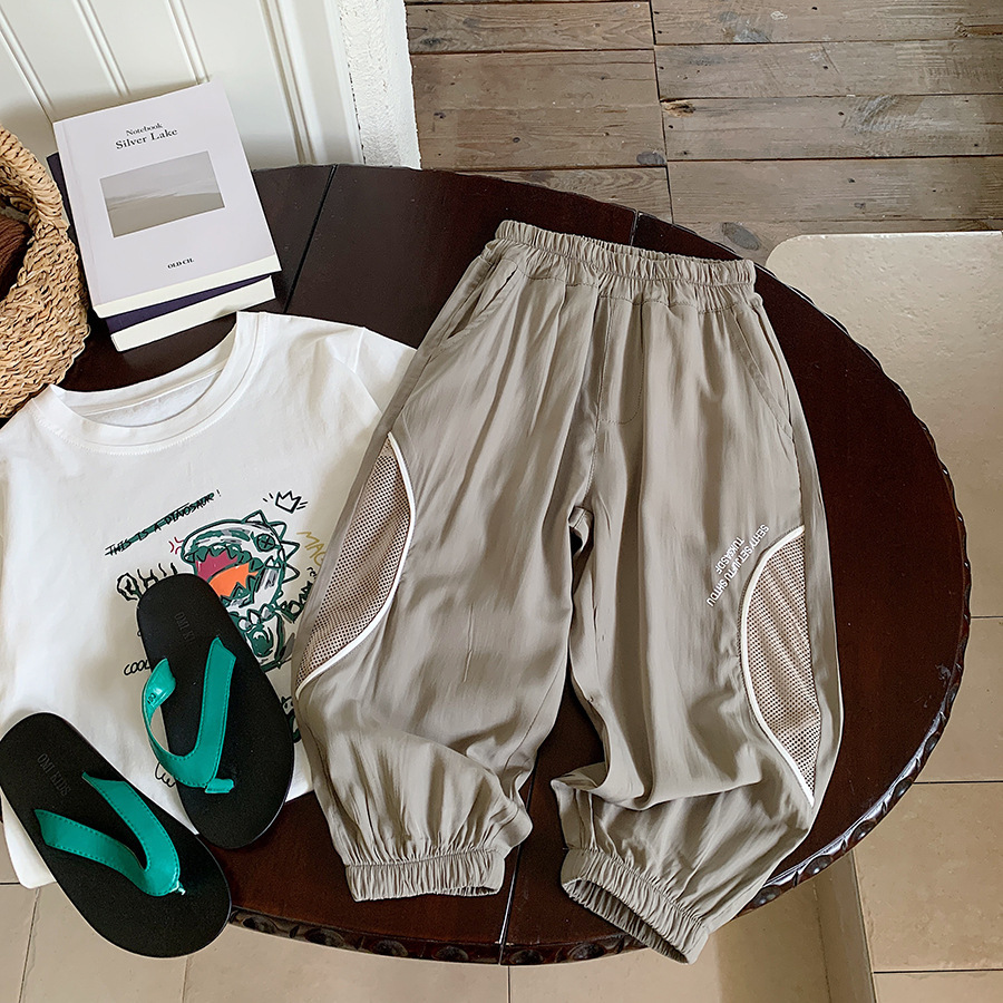 夏日流線通風防蚊長褲