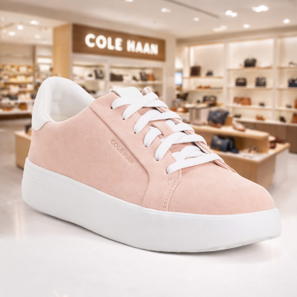 【預購】LX021608 COLE HAAN Suede Gc Joy Platform Sneakers