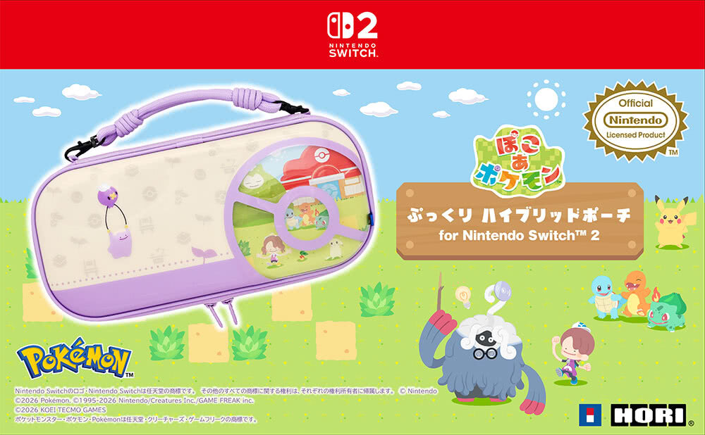 預購 NS2 HORI ABS輕薄硬收納包 Pokopia-NSX-182A 2026-5-31
