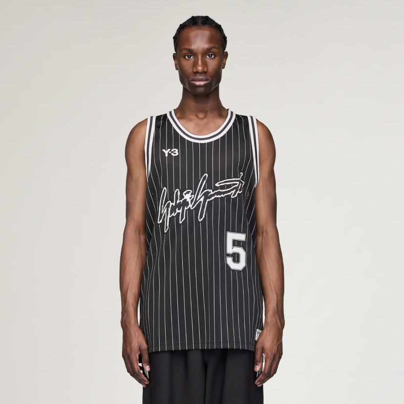 【 Y-3 ELITE 5 A BBALLJ 透氣背心球衣 - 黑 】