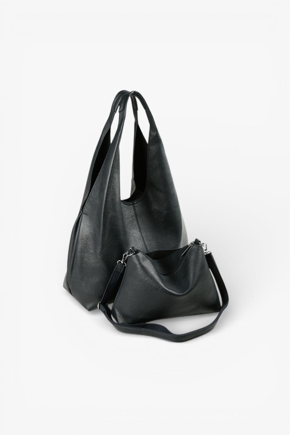 Fairy 素面簡約肩背包 深藍