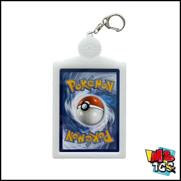 寶可夢卡牌鑰匙圈 精靈球（白）