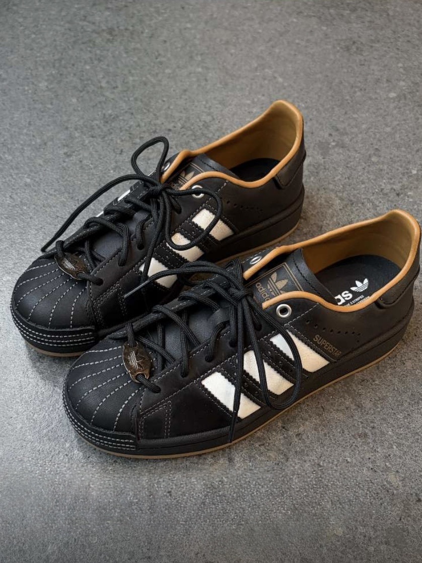 <襲捲新復古🌪️>Adidas Superstar II 復古老錢風 黑金 做舊感