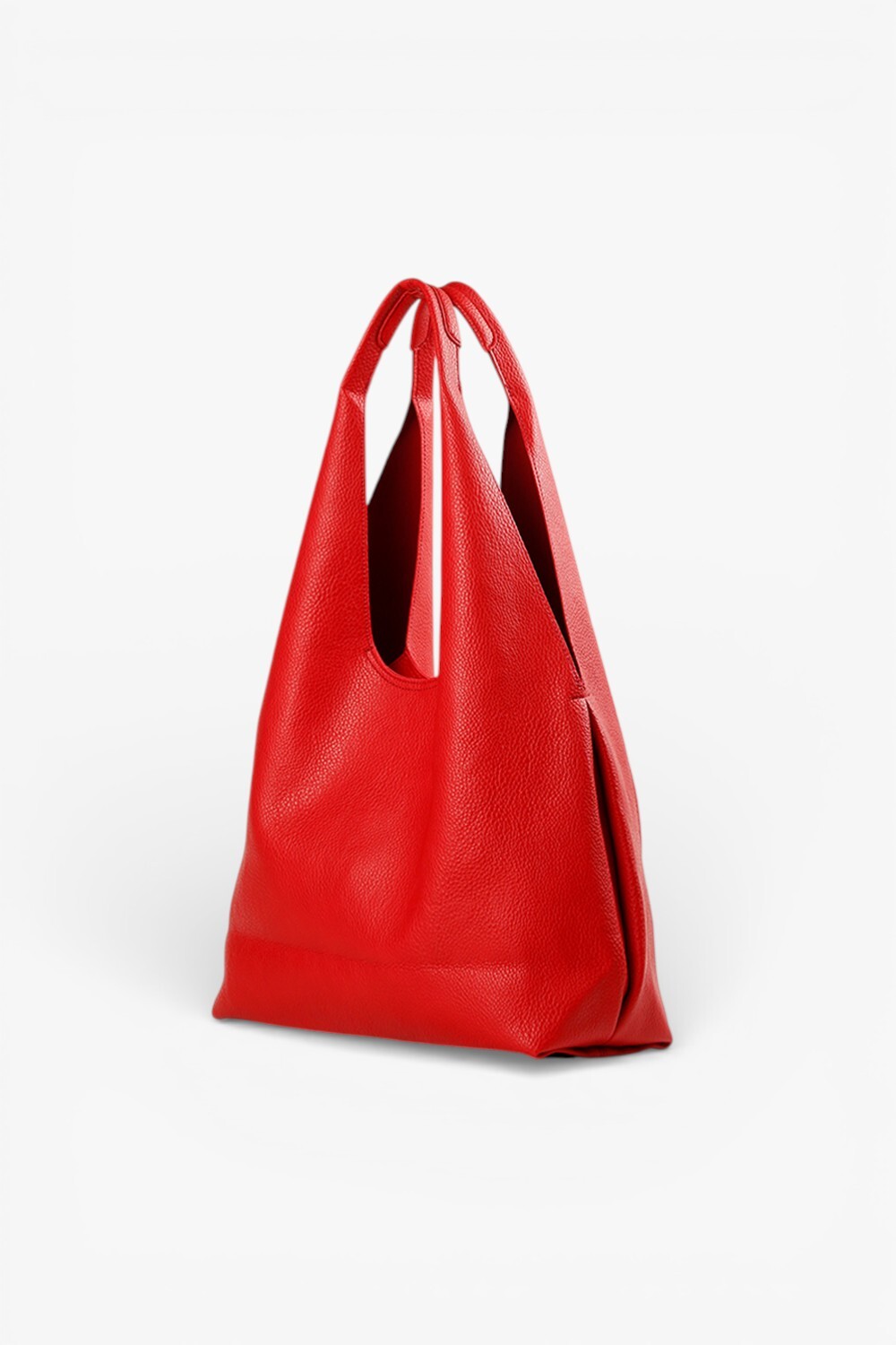 Fairy 素面簡約肩背包 紅色