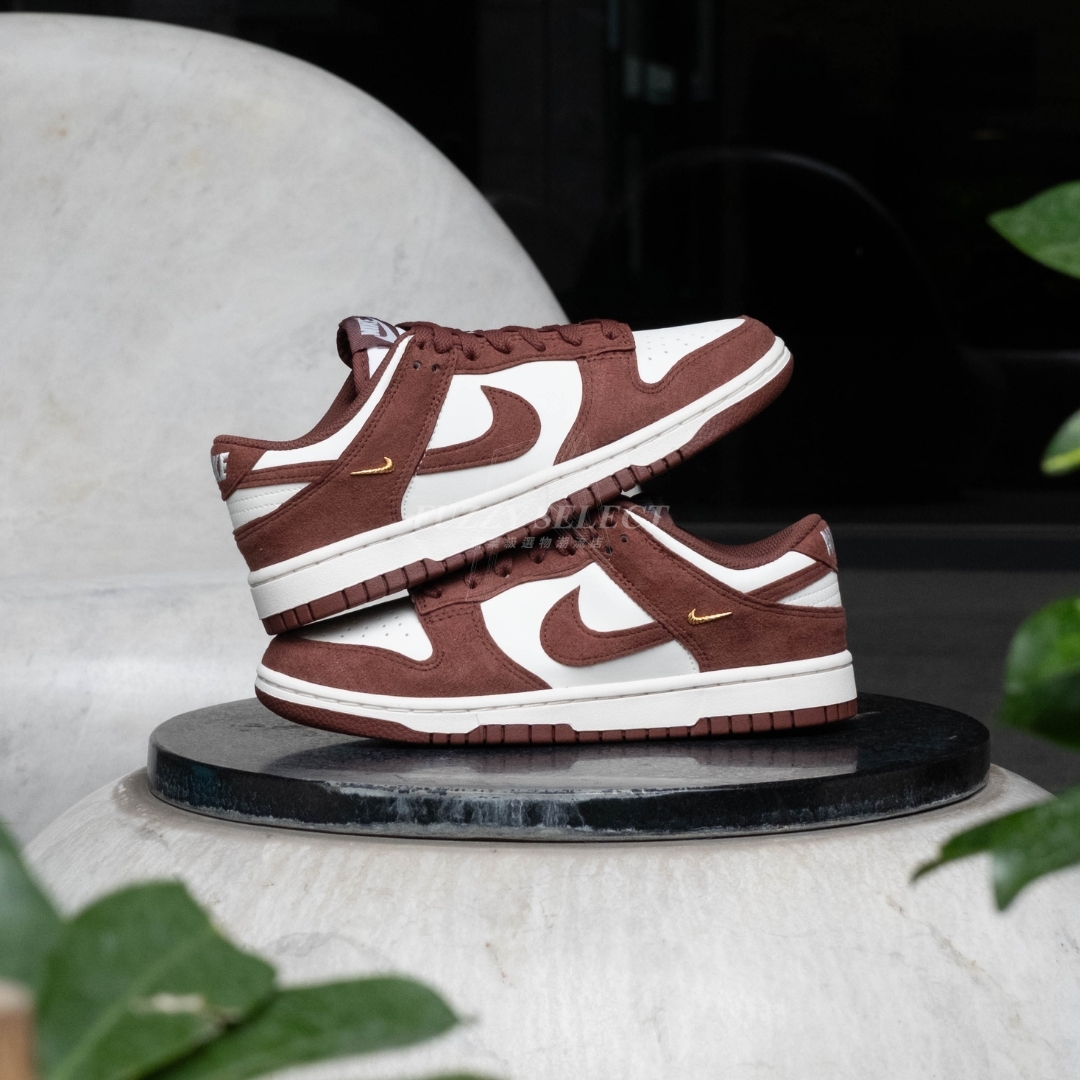 【逢甲 FUZZY】W Nike Dunk Low "Red Sepia" 麂皮 磚紅 金小勾 IB4417-104