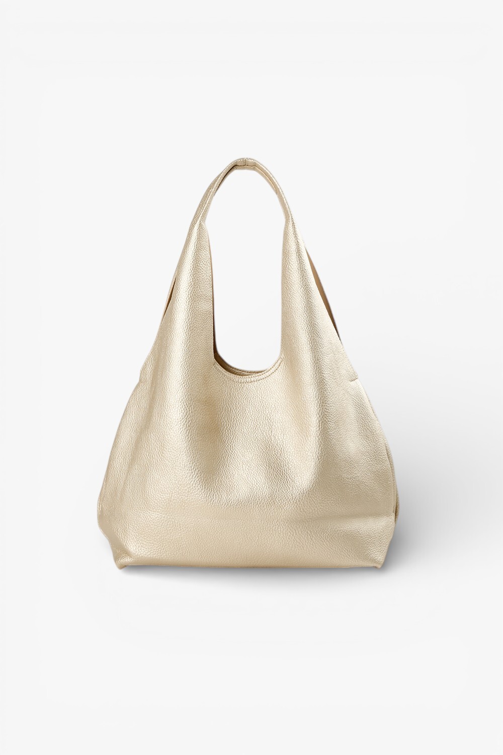 Fairy 素面簡約肩背包 金色