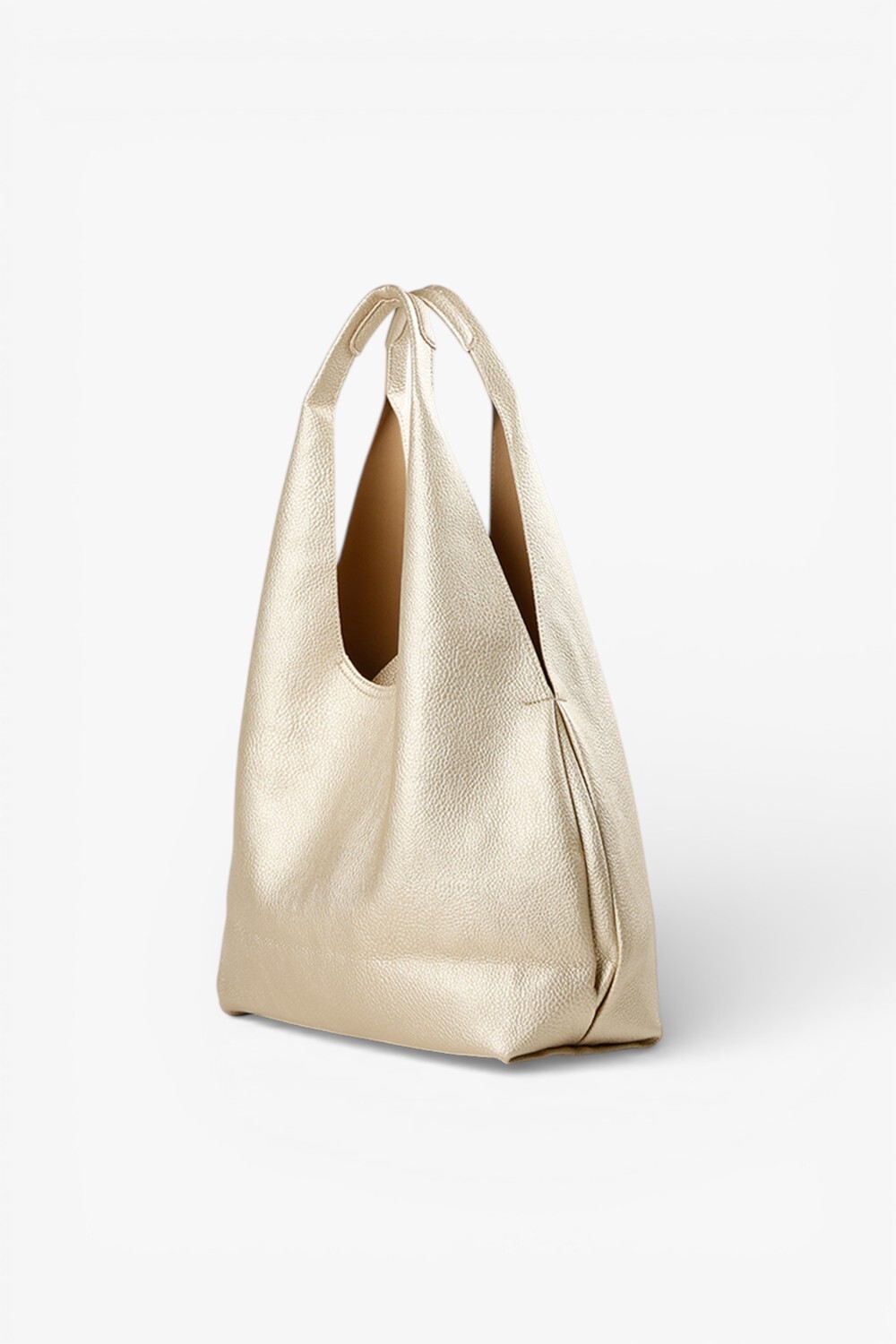 Fairy 素面簡約肩背包 金色