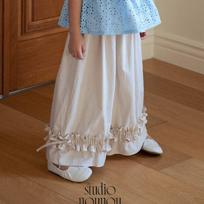 正韓夏nounou 兩色2WAY法式花瓣褲